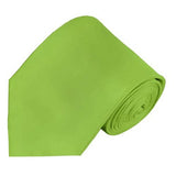 Mens Solid Color Silk Tie