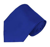 Mens Solid Color Silk Tie