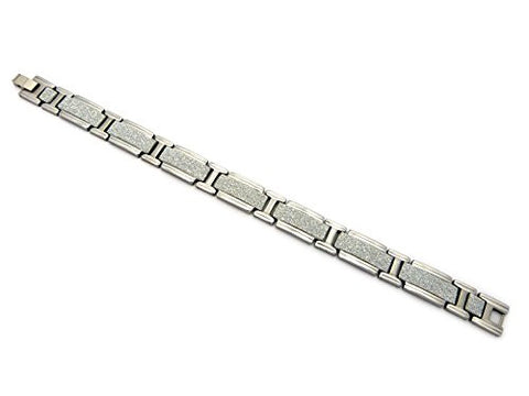 Brick Design Watch Band Style Link Bracelet