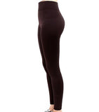 NYfashion101 Winter Fleece Lined Seamless Solid Leggings One Size fits most