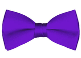 NYFASHION101 Men's Solid Color Adjustable Pre-Tied Bow Tie