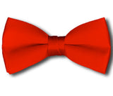 NYFASHION101 Men's Solid Color Adjustable Pre-Tied Bow Tie