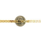 Women's 5mm 10" Mariner Chain Anklet in Gold-Tone