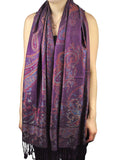 NYFASHION101 Women's Large Soft Paisley Floral Pattern Scarf Shawl Wrap