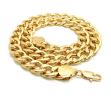 Women's Hip Hop Rapper's style 15mm Cuban Chain Necklace in Gold-Tone, 20"