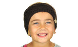 C.C Children's Kids' Warm Cable Knit Fuzzy Lined Ear Warmer Headband