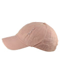 D&Y Unisex Snow Washed Distressed Cotton Twill Precurved Bill Baseball Cap