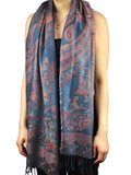 NYFASHION101 Women's Large Soft Paisley Floral Pattern Scarf Shawl Wrap