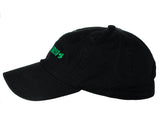 D&Y St. Patrick's Day Embroidered Quote Lucky Clover Low Profile Baseball Cap, Kiss Me I'm Irish