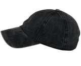 Unisex Washed Twill Low Profile Adjustable Baseball Dad Cap Hat