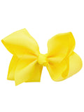 NYFASHION101 Toddlers' Girls' Smooth Grosgrain Ribbon Bow Alligator Clip