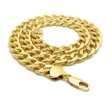 Women's Hip Hop Rapper's style 11mm Cuban Chain Necklace in Gold-Tone, 20"