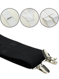 NYFASHION101 Men's Elastic Adjustable Trouser Braces Y Back Suspenders