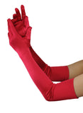 NYFASHION101 Women's Classic Long Opera Length Satin Gloves 16BL