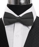 Fabulous Men's 2.5" Poly Satin Banded Bow Ties 29 Colors