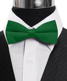 Fabulous Men's 2.5" Poly Satin Banded Bow Ties 29 Colors