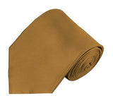 Mens Solid Color Silk Tie