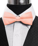 Fabulous Men's 2.5" Poly Satin Banded Bow Ties 29 Colors