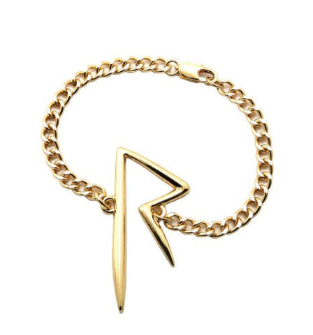 R Navy Symbol Bracelet