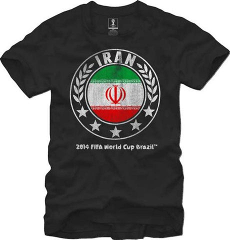 FIFA Officially Licensed Brazil World Cup T-shirt Team IRAN
