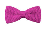 Men's Solid Trendy Pre-Tied Knitted Bow Ties