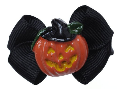 Halloween Style Mini Size Pumpkin Handmade Hair Clip BC8032-1