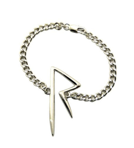 R Navy Symbol Bracelet