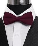 Fabulous Men's 2.5" Poly Satin Banded Bow Ties 29 Colors