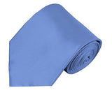 Mens Solid Color Silk Tie