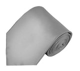Mens Solid Color Silk Tie