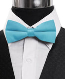 Fabulous Men's 2.5" Poly Satin Banded Bow Ties 29 Colors
