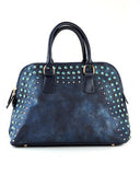 NYfashion101 (TM) Brushed Antique Look Shoulder Bag w/Rhinestone MDJ02