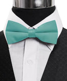 Fabulous Men's 2.5" Poly Satin Banded Bow Ties 29 Colors