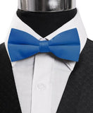 Fabulous Men's 2.5" Poly Satin Banded Bow Ties 29 Colors