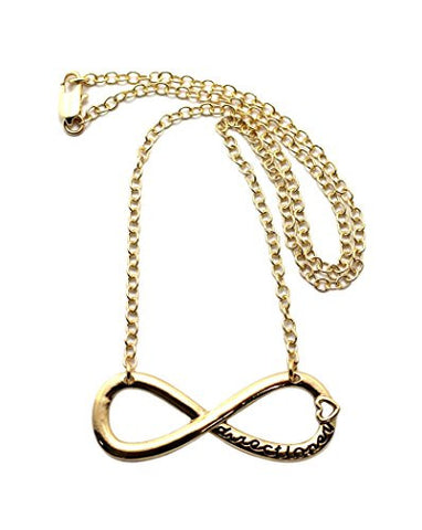 Directioner&reg; Fans Polished Infinity Link Chain Necklace in Gold-Tone XC295G