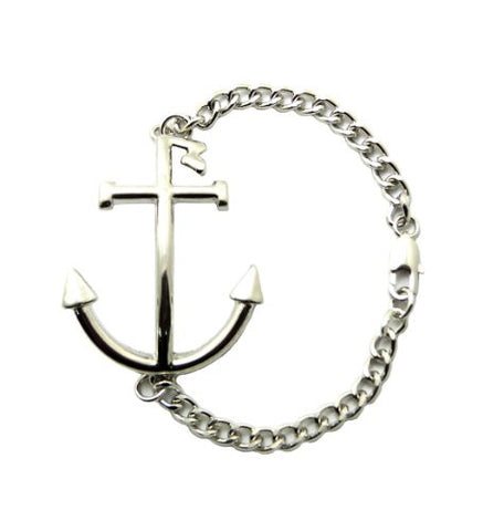 R Navy Anchor Bracelet