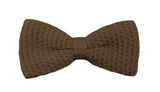 Men's Solid Trendy Pre-Tied Knitted Bow Ties
