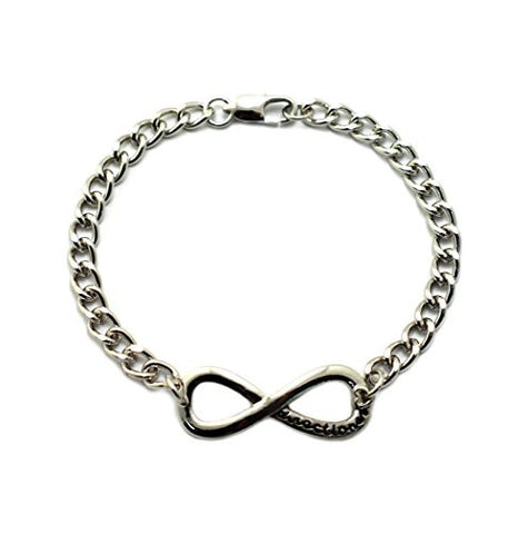 Directioner® Plain Infinity Link Chain Bracelet