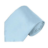 Mens Solid Color Silk Tie