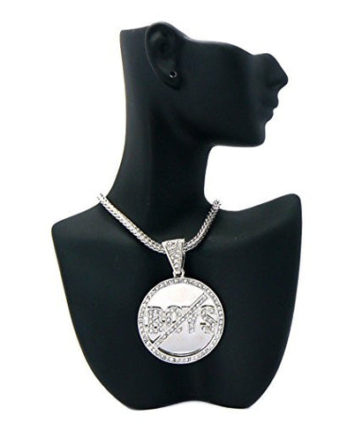 BOYS OUT Mirror Pendant Franco Chain Necklace