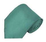 Mens Solid Color Silk Tie