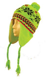 Women's Warm Neon Knit Trapper Winter Hat