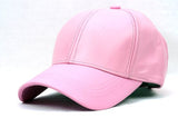 Unisex Adjustable Genuine Leather Baseball Cap Hat