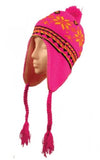 Women's Warm Neon Knit Trapper Winter Hat