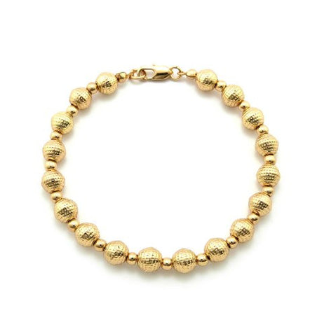 Beads Shamballa Style Link Bracelet