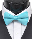 Fabulous Men's 2.5" Poly Satin Banded Bow Ties 29 Colors