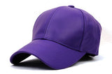 Unisex Adjustable Genuine Leather Baseball Cap Hat