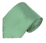 Mens Solid Color Silk Tie