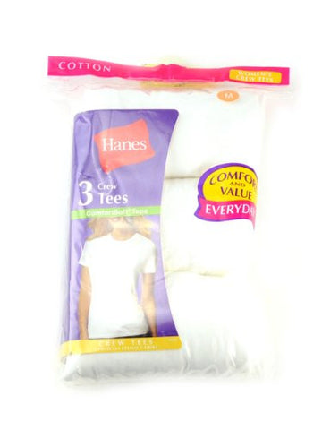 Hanes Women's 3 Pack Tagless Supersoft Crew Tees