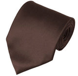 Mens Solid Color XL Ties